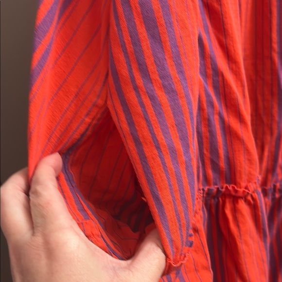 Vibrant Striped Sleeveless Dress - Picture 4 of 5